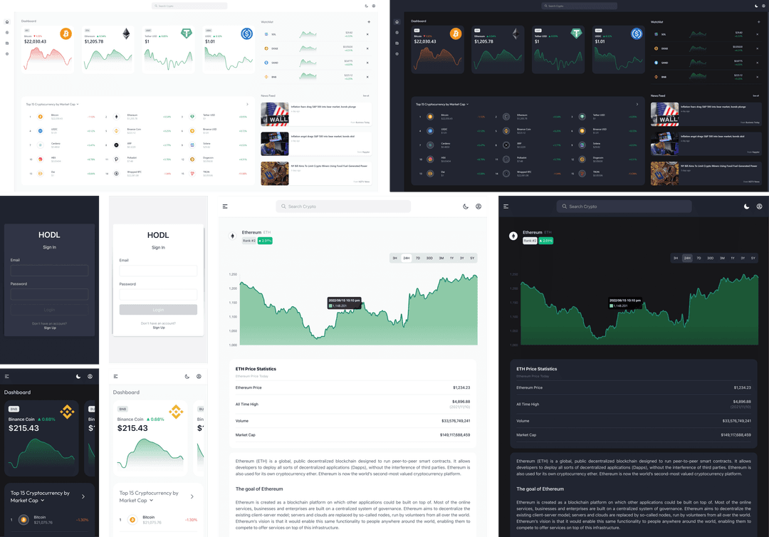 HODL Crypto Dashboard